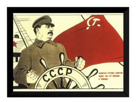 Quadro Stalin Propaganda Comunista Arte Cartaz Moldurado Quadro Stalin Propaganda Comunista Arte Cartaz Moldurado