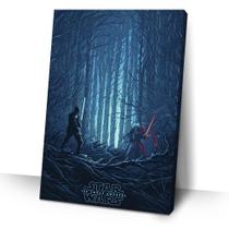 Quadro Star Wars Despertar Da Força I Azul 40x60 Clássico