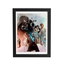 Quadro Star Wars em MDF - A5 14,8x21cm