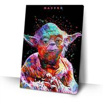 Quadro Star Wars Mestre Yoda Decorativo Cinema Clássico Sala Quadro Star Wars Mestre Yoda Decorativo Cinema Clássico Sala