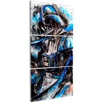 Quadro Star Wars Pintura Darth Vader Decorativo Sala Kit Quadro Star Wars Pintura Darth Vader Decorativo Sala Kit