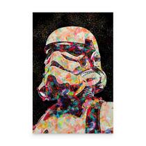 Quadro Star Wars Stormtrooper Estilizado Colorido - Bimper Quadro Star Wars Stormtrooper Estilizado Colorido - Bimper
