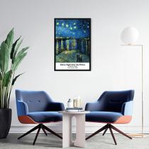 Quadro Starry Night Over the Rhone 86x60 Caixa Preto