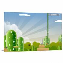 Quadro Super Mario com Tela em Tecido