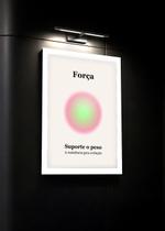 Quadro Superação/Força com Vidro e Moldura Tam:A4 Quadro Superação/Força com Vidro e Moldura Tam:A4