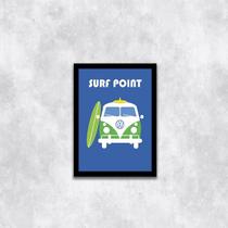 Quadro Surf Point 24x18cm - com vidro Quadro Surf Point 24x18cm - com vidro