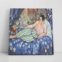 Quadro Suzanne Valadon O Quarto Azul Canvas 80X80Cm Quadro Suzanne Valadon O Quarto Azul Canvas 80X80Cm