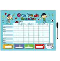 Quadro Tabuada De Metal Multiplicação 40X29Cm + Caneta M11 Quadro Tabuada De Metal Multiplicação 40X29Cm + Caneta M11