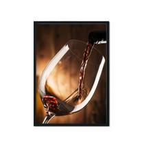 Quadro Taça Gargalo Vinho Wine 43x63