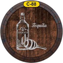 Quadro Tampa De Barril Bebida Tequila C-88