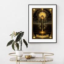 Quadro Tarot Star Vintage - 60x48cm