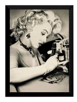 Quadro Tatuadora Marilyn Monroe Decorativo Estúdio Tattoo Quadro Tatuadora Marilyn Monroe Decorativo Estúdio Tattoo