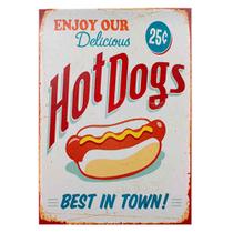 Quadro Tela Hot Dogs Fullway