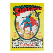 Quadro Tela Superman DC Amarelo