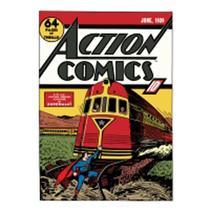 Quadro Tela Superman Trem Colorido DC - Incasa