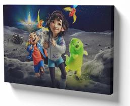 quadro tela tecido decorativo a caminho da lua quadro tela tecido decorativo a caminho da lua