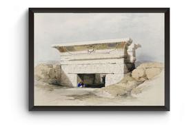 Quadro Templo De Dendera Egito Antigo Poster Moldurado