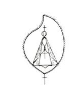 Quadro/Terço Nossa Senhora