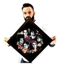 Quadro Terror Arte Wandinha Janis Lydia Nancy Bad Girls