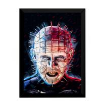 Quadro Terror Hellraiser Renascido Inferno Poster Moldurado