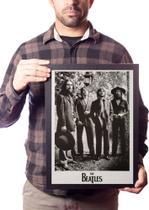 Quadro The Beatles Foto Banda Rock Decoração Quadro The Beatles Foto Banda Rock Decoração