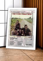 Quadro The Clash CombatRo L C/ Vidro e Moldura Branca Tam:A4 Quadro The Clash CombatRo L C/ Vidro e Moldura Branca Tam:A4