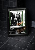 Quadro The Clash The Clash D C/ Vidro e Moldura Preta Tam:A4 Quadro The Clash The Clash D C/ Vidro e Moldura Preta Tam:A4