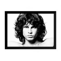 Quadro The Doors Jim Morrison Foto Poster Moldurado Quadro The Doors Jim Morrison Foto Poster Moldurado