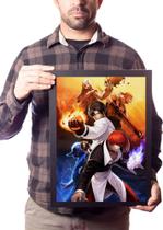 Quadro The King Of Fighters Arte Poster Moldurado Quadro The King Of Fighters Arte Poster Moldurado