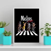 Quadro The Masters Of Rock 33x24cm - com vidro Quadro The Masters Of Rock 33x24cm - com vidro