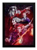 Quadro The Rolling Stones Arte Moldura 42x29cm
