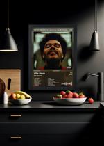 Quadro The Weeknd - After Hours (Colored) - Com Vidro Tamanho:21cm x 30cm (A4) Quadro The Weeknd - After Hours (Colored) - Com Vidro Tamanho:21cm x 30cm (A4)