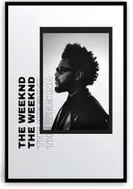 Quadro The Weeknd com Moldura e Acetato A3 42x30cm. Quadro The Weeknd com Moldura e Acetato A3 42x30cm.