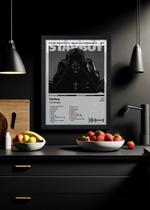 Quadro The Weeknd - Starboy (Black&Light) - Com Vidro Tamanho:21cm x 30cm (A4) Quadro The Weeknd - Starboy (Black&Light) - Com Vidro Tamanho:21cm x 30cm (A4)