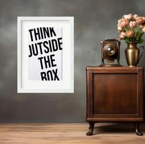 Quadro Think Outside The Box - 60x48cm