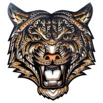 Quadro Tigre, Quadro Decorativo, Quadro Alto Relevo 3D, 30cm Quadro Tigre, Quadro Decorativo, Quadro Alto Relevo 3D, 30cm