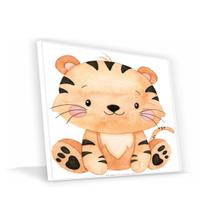 Quadro Tigrinho Canvas Sem Vidro