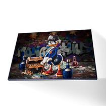 Quadro Tio Patinhas Vinil Com Vidro