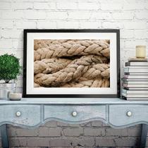 Quadro Tom Bege - Corda - 60X48Cm