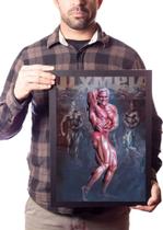 Quadro Tom Platz Fisiculturista Arte Musculação