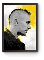 Quadro Travis Taxi Driver Poster Moldurado