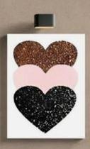 Quadro trio de corações - 20cm Quadro trio de corações - 20cm