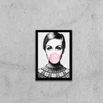 Quadro Twiggy Chicletes 45x34cm - com vidro