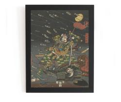 Quadro Ultimo Ataque De Kusunoki, Utagawa Kuniyoshi 1847 Quadro Ultimo Ataque De Kusunoki, Utagawa Kuniyoshi 1847