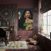 Quadro Umbanda Cigana Esmeralda - 70x50cm