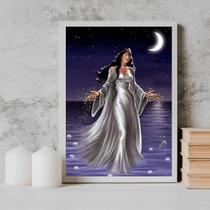 Quadro Umbanda Iemanjá 33x24cm - com vidro