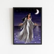 Quadro Umbanda Iemanjá 45X34Cm Branca Quadro Umbanda Iemanjá 45X34Cm Branca