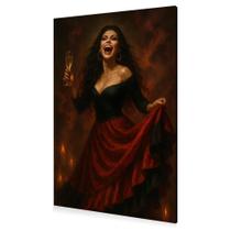 Quadro Umbanda Maria Padilha Risada Pombagira Canva 60x40 Quadro Umbanda Maria Padilha Risada Pombagira Canva 60x40