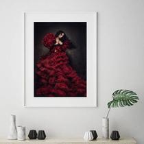 Quadro Umbanda Pomba Gira Sete Saias - 60x48cm