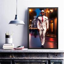 Quadro Umbanda Zé Pretinho 45X34Cm Quadro Umbanda Zé Pretinho 45X34Cm